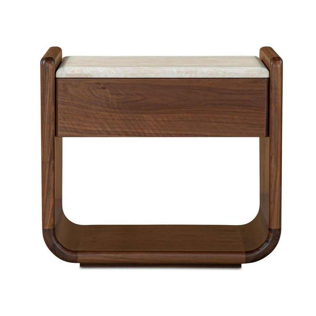 Table de chevet en bois moderne au design épuré pour chambre à coucher