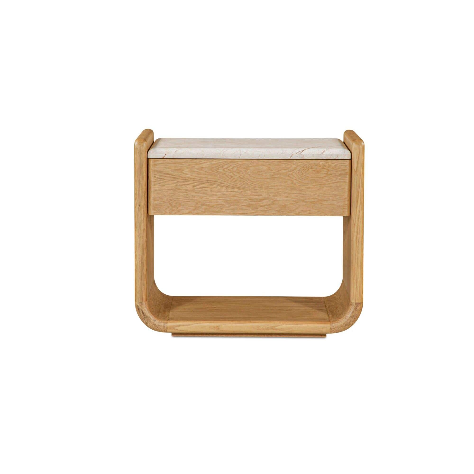 Table de chevet en bois moderne au design épuré pour chambre à coucher