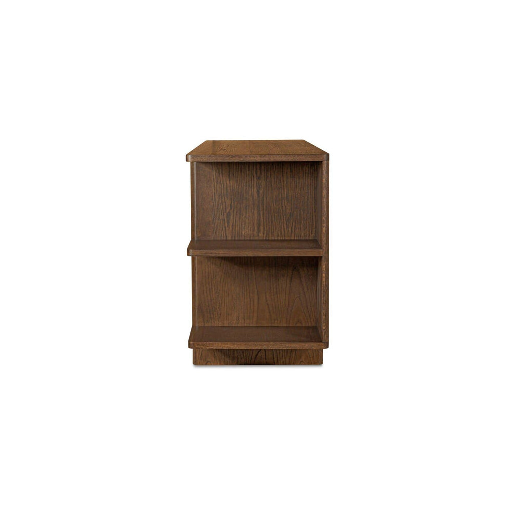 Buffet contemporain en bois avec portes de rangement pour salle à manger et salon