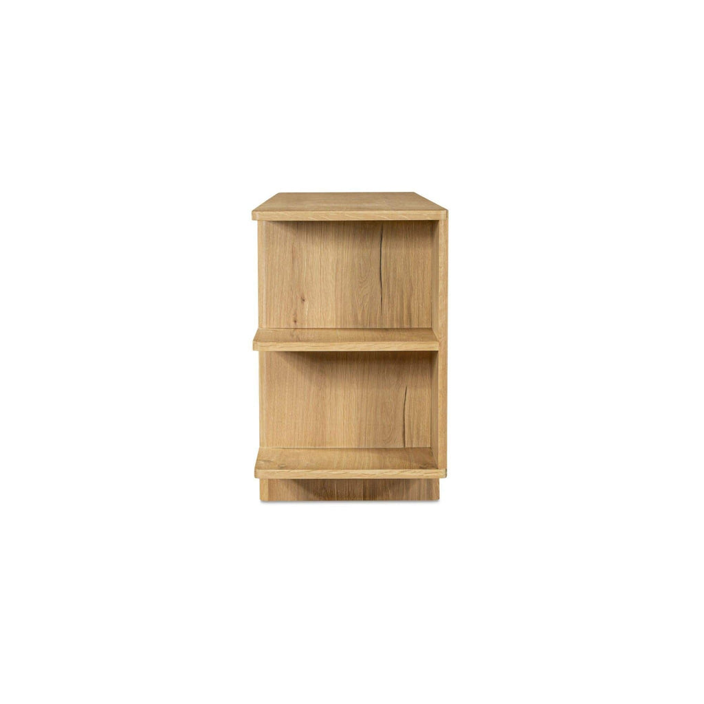 Buffet contemporain en bois avec portes de rangement pour salle à manger et salon