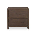 Table de chevet moderne en bois avec tiroir de rangement pour chambre à coucher