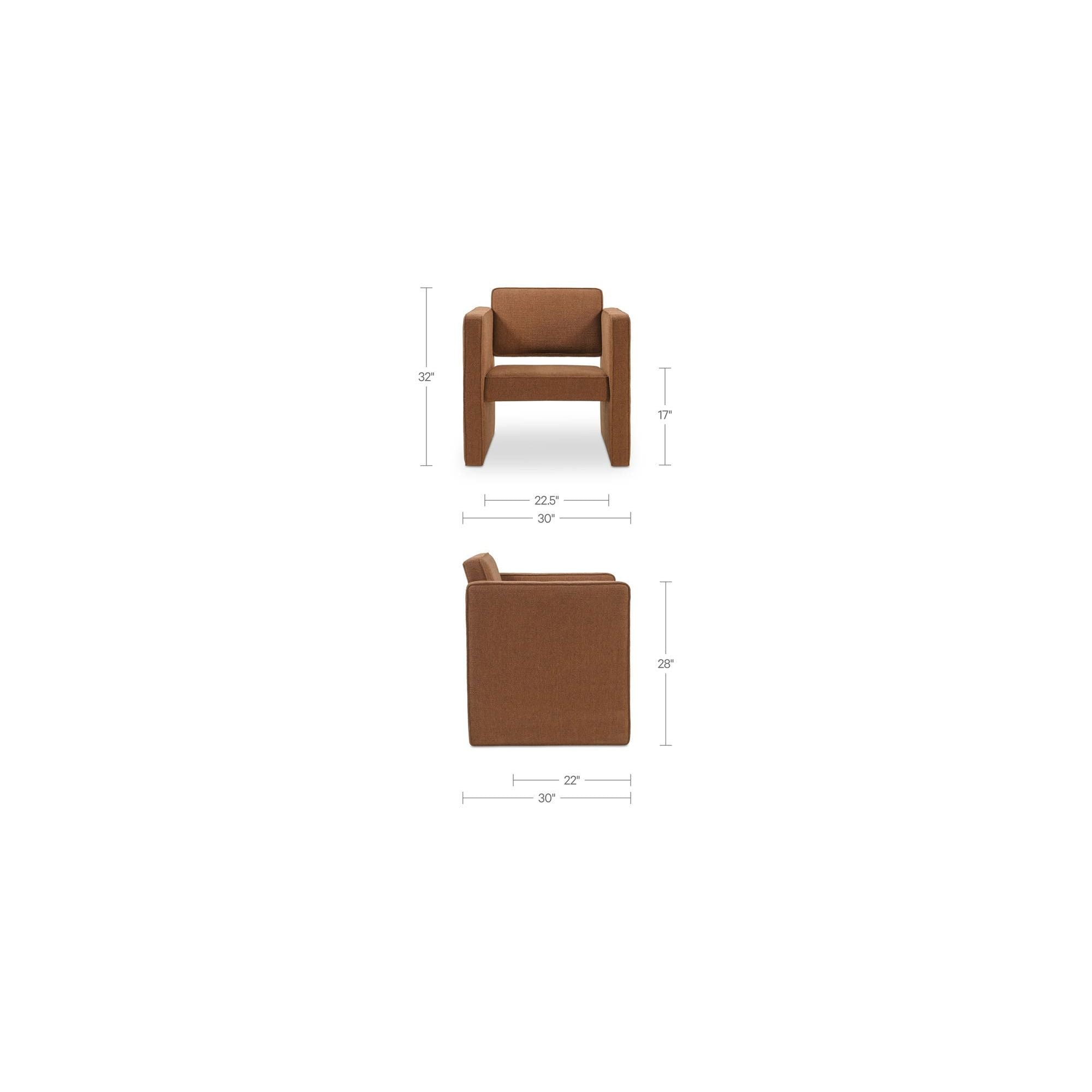 Fauteuil d'appoint moderne en cuir et tissu avec cadre en bois pour salon