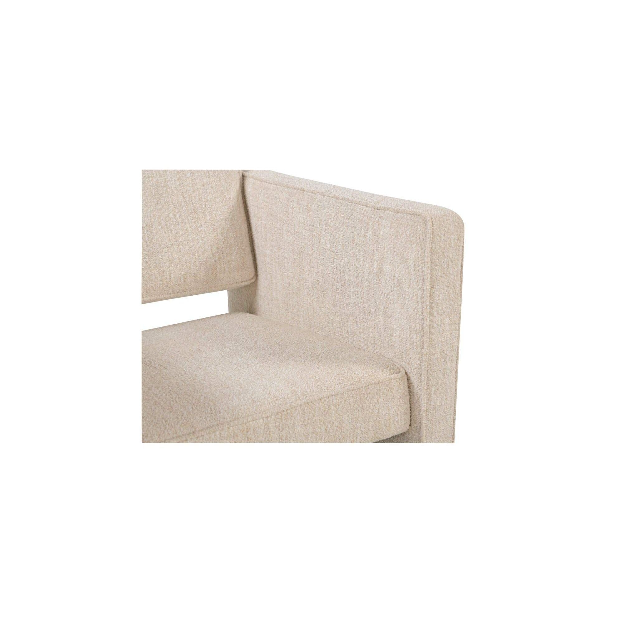 Fauteuil d'appoint moderne en cuir et tissu avec cadre en bois pour salon