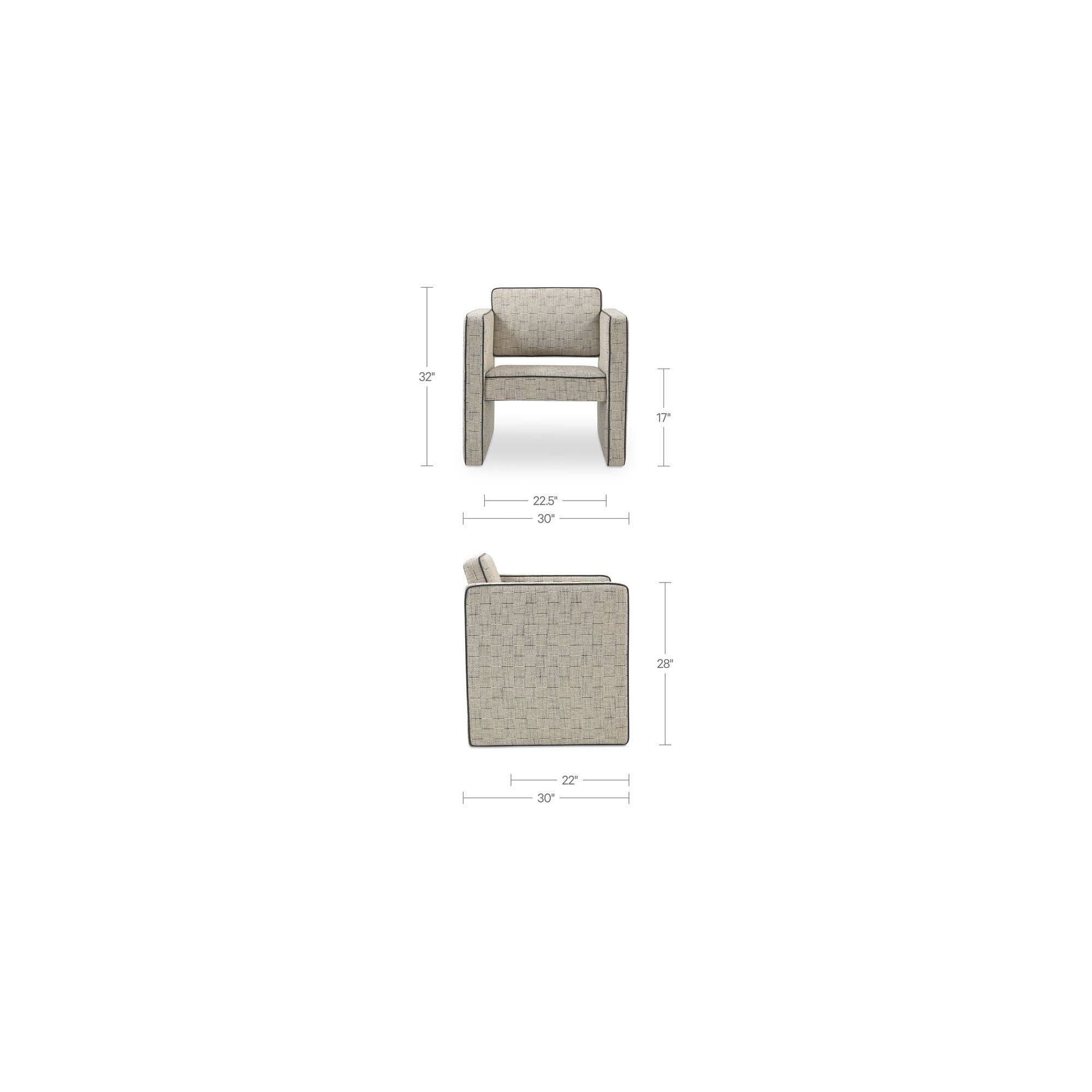 Fauteuil d'appoint moderne en cuir et tissu avec cadre en bois pour salon