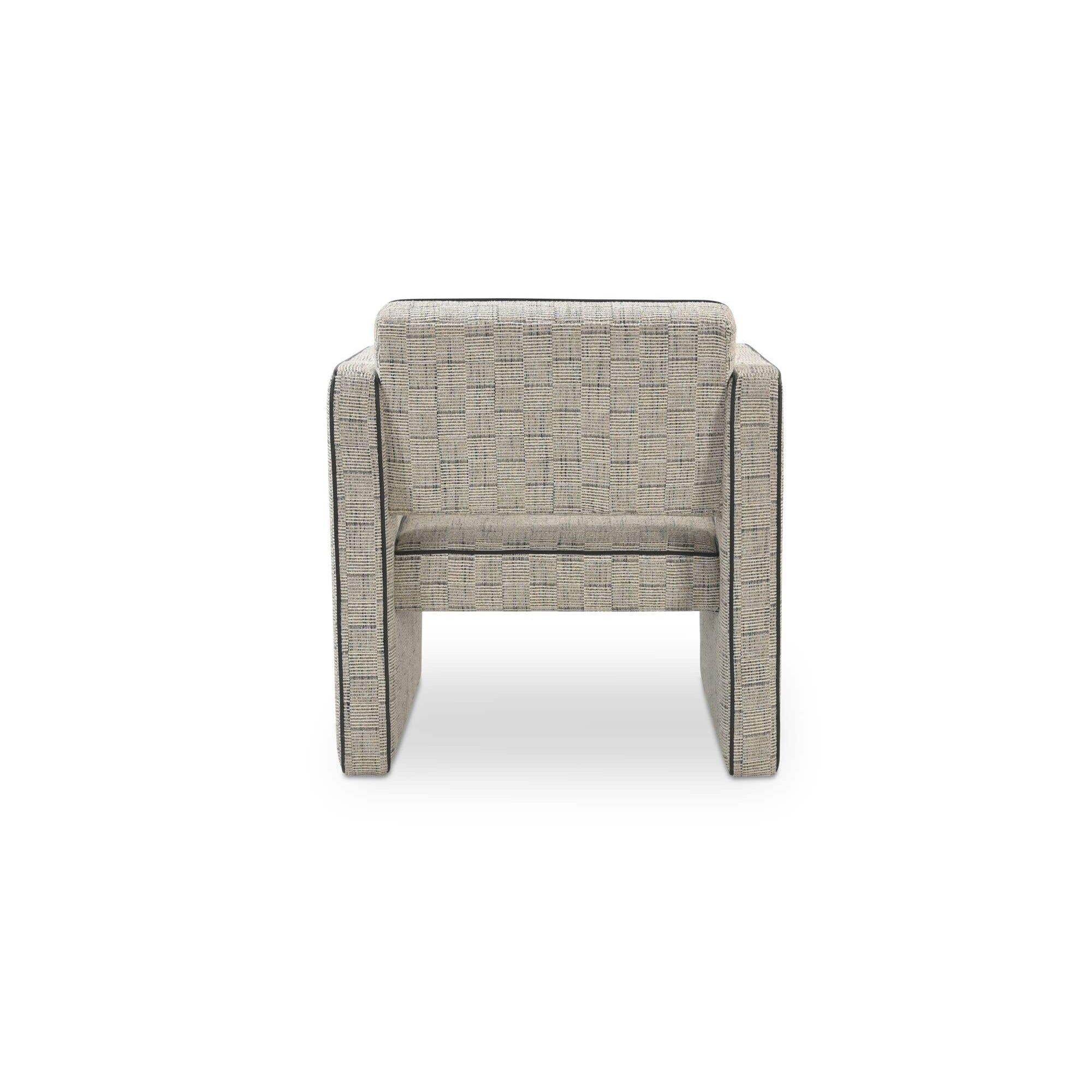 Fauteuil d'appoint moderne en cuir et tissu avec cadre en bois pour salon