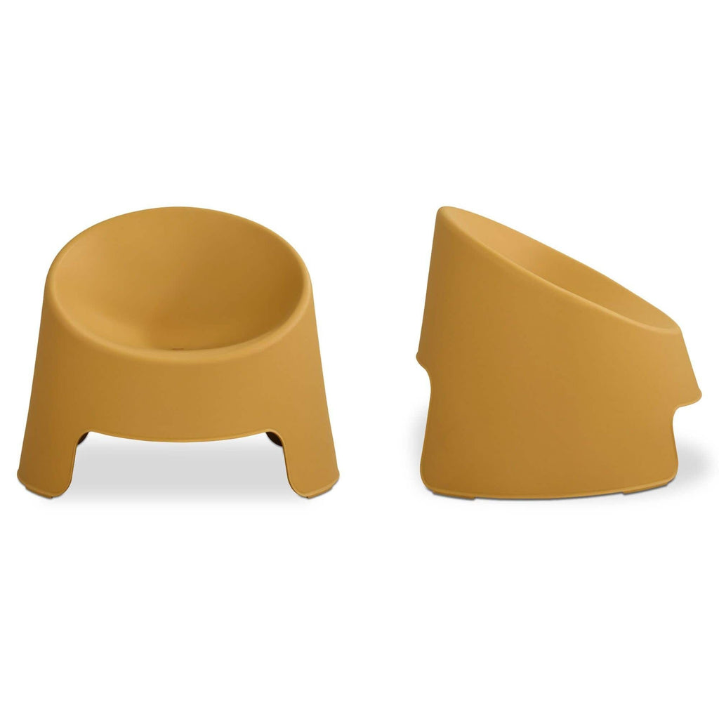 Fauteuil d'appoint moderne en résine rembourré avec coussin pour l'extérieur (terrasse et salon)