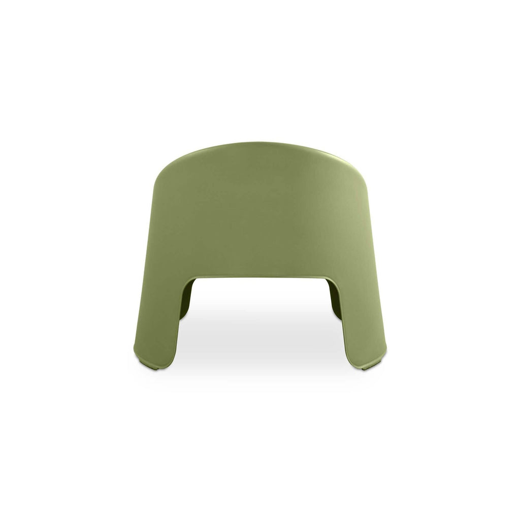 Fauteuil d'appoint moderne en résine rembourré avec coussin pour l'extérieur (terrasse et salon)