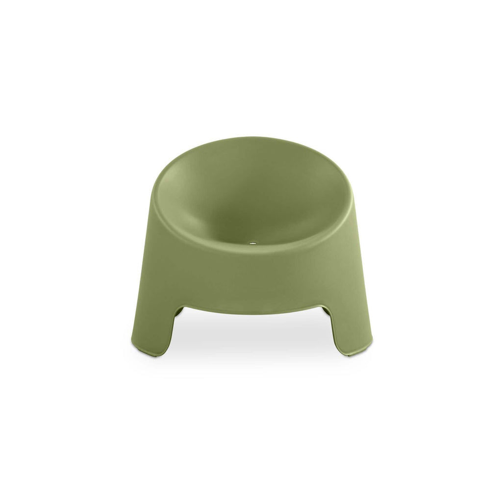 Fauteuil d'appoint moderne en résine rembourré avec coussin pour l'extérieur (terrasse et salon)