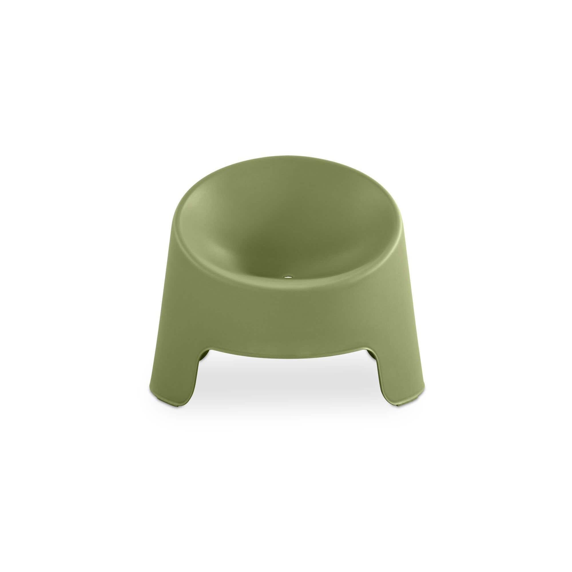 Fauteuil d'appoint moderne en résine rembourré avec coussin pour l'extérieur (terrasse et salon)