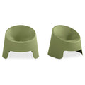 Fauteuil d'appoint moderne en résine rembourré avec coussin pour l'extérieur (terrasse et salon)
