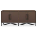 Buffet Contemporain en Bois avec Portes de Rangement pour Salle à Manger et Salon